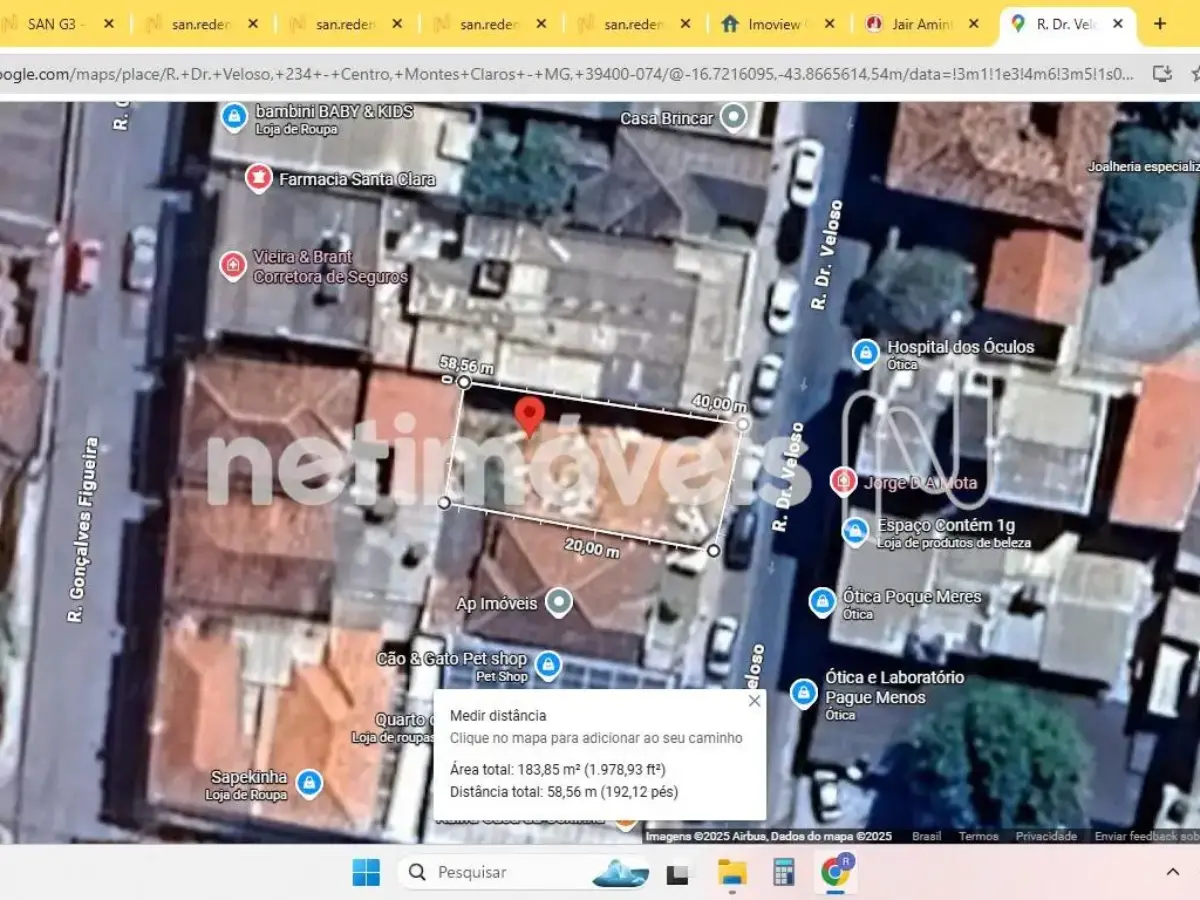 930459_0 Lote para Venda com área de 183 m² no bairro Centro