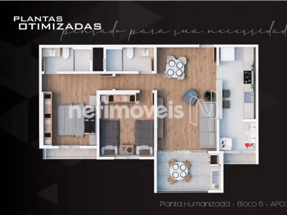 Apartamento para Venda com 2 quartos no bairro Funcionários